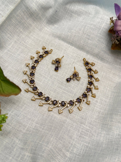 Victorian Necklace Set 245 - 6 Colors - Mahilas