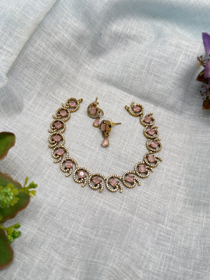 Victorian Necklace Set 247 - 5 Colors - Mahilas