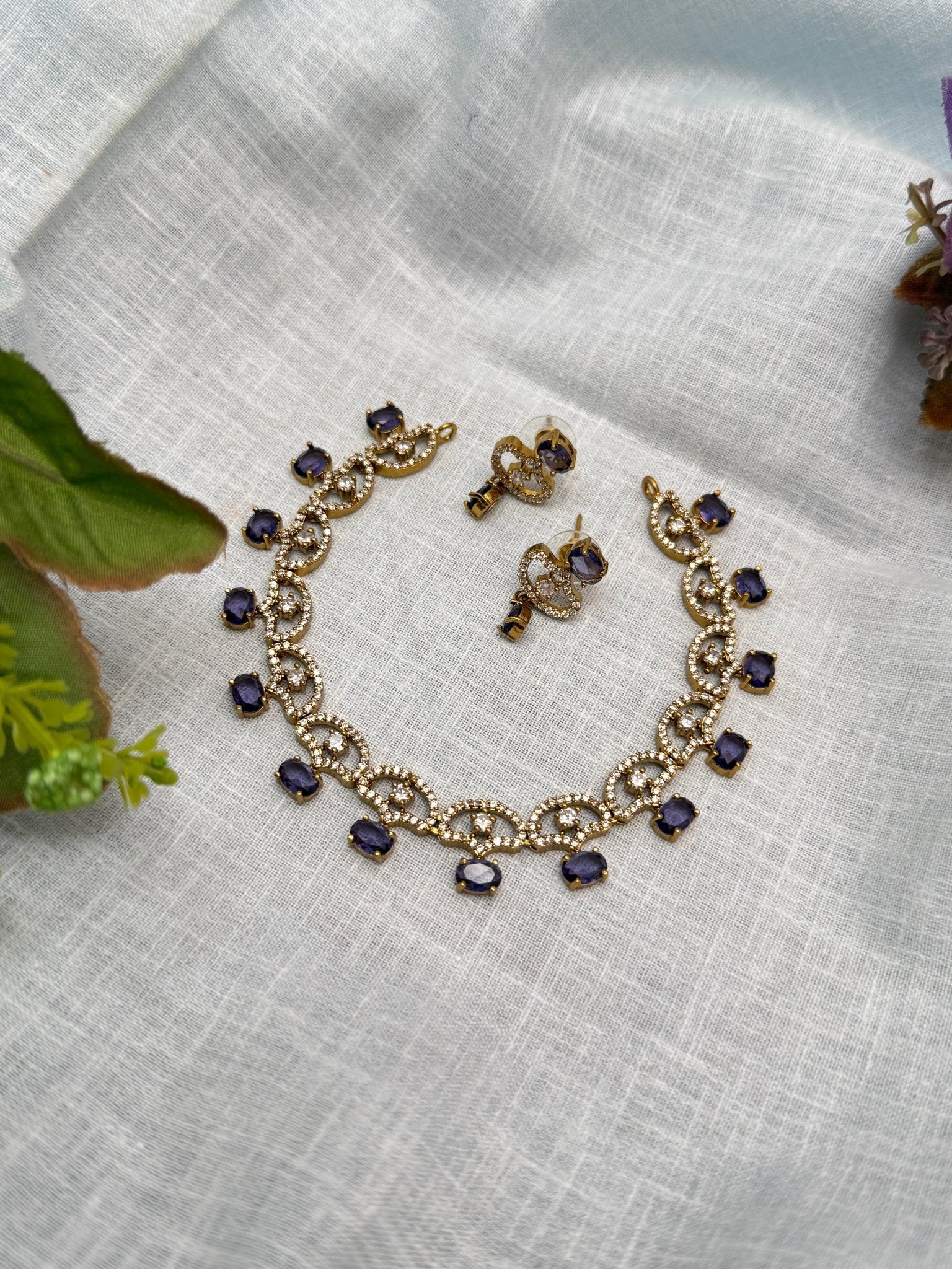 Victorian Necklace Set 248 - 5 Colors - Mahilas