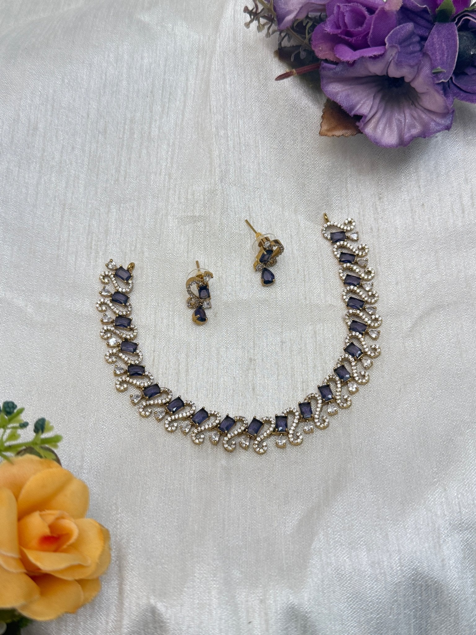 Victorian Necklace Set 250 - 6 Colors - Mahilas