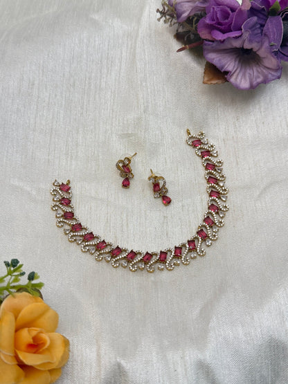 Victorian Necklace Set 250 - 6 Colors - Mahilas