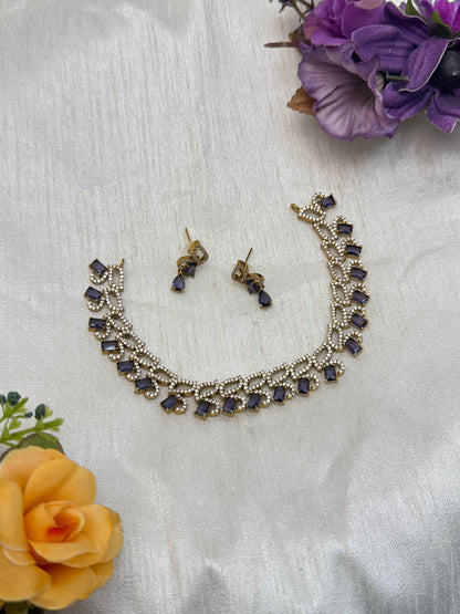 Victorian Necklace Set 251 - 5 Colors - Mahilas