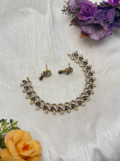 Victorian Necklace Set 252 - 5 Colors - Mahilas