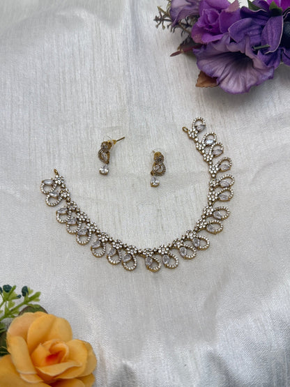 Victorian Necklace Set 253 - 5 Colors - Mahilas