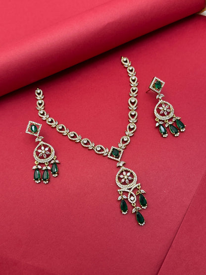 Victorian Necklace Set 254 - 4 Colors - Mahilas