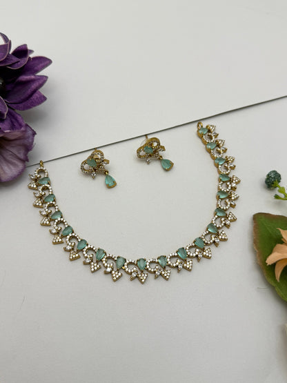 Victorian Necklace Set 255 - 6 Colors - Mahilas