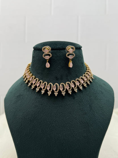 Victorian Necklace Set 256 - 5 Colors - Mahilas