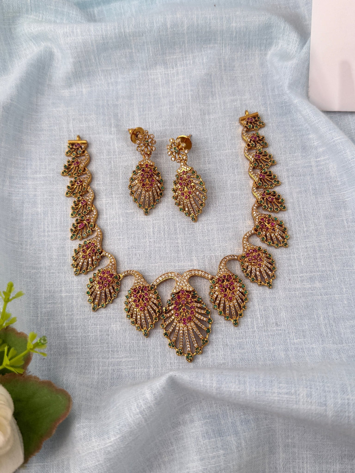 Victorian Stone Short Designer Set| N0433 A - Mahilas