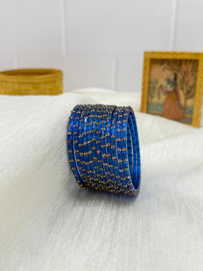 Water Drop Design Glass Bangles - 037 - Make your own box - Mahilas