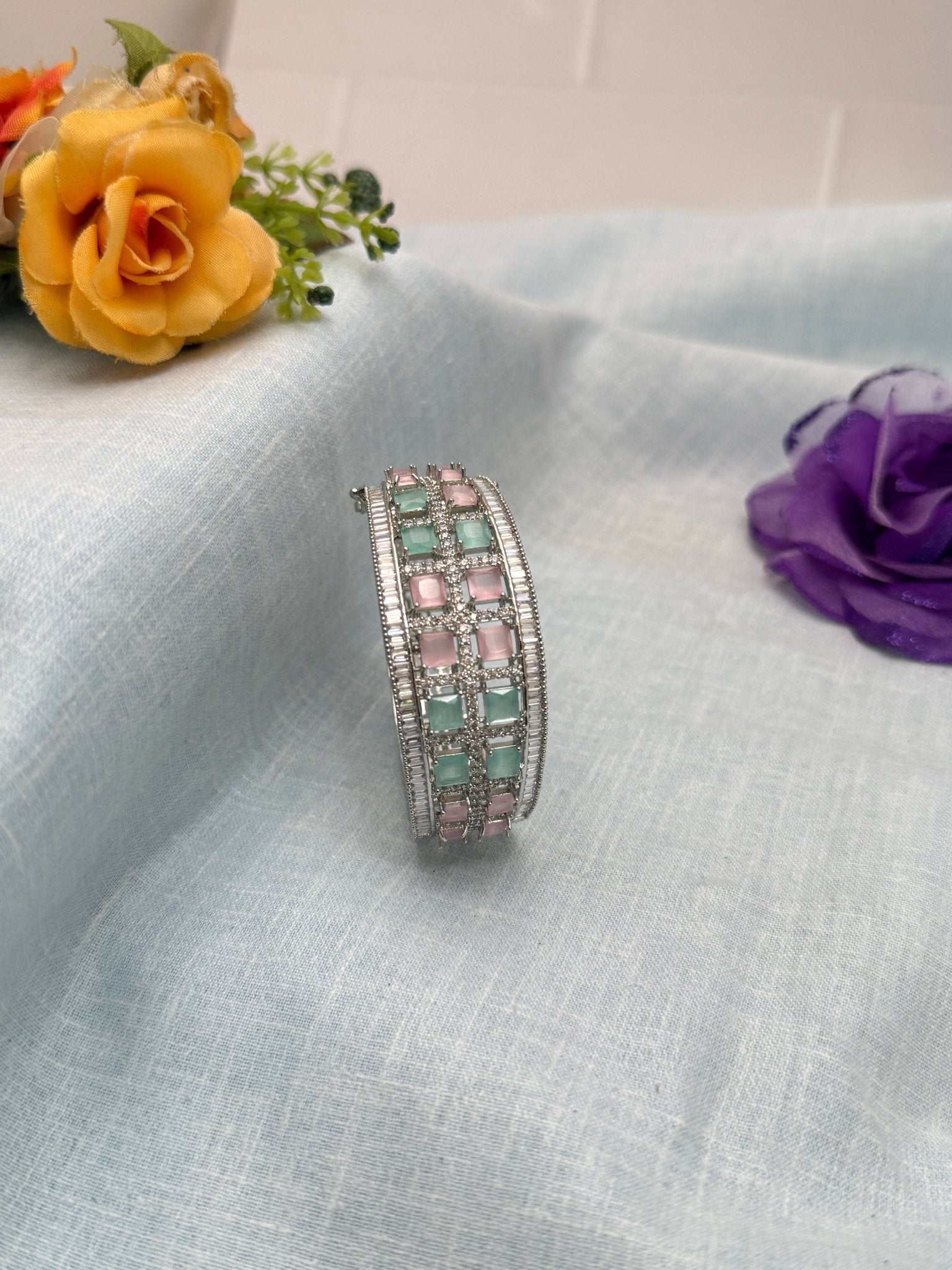 White Stone Bracelet 6907 - Mahilas