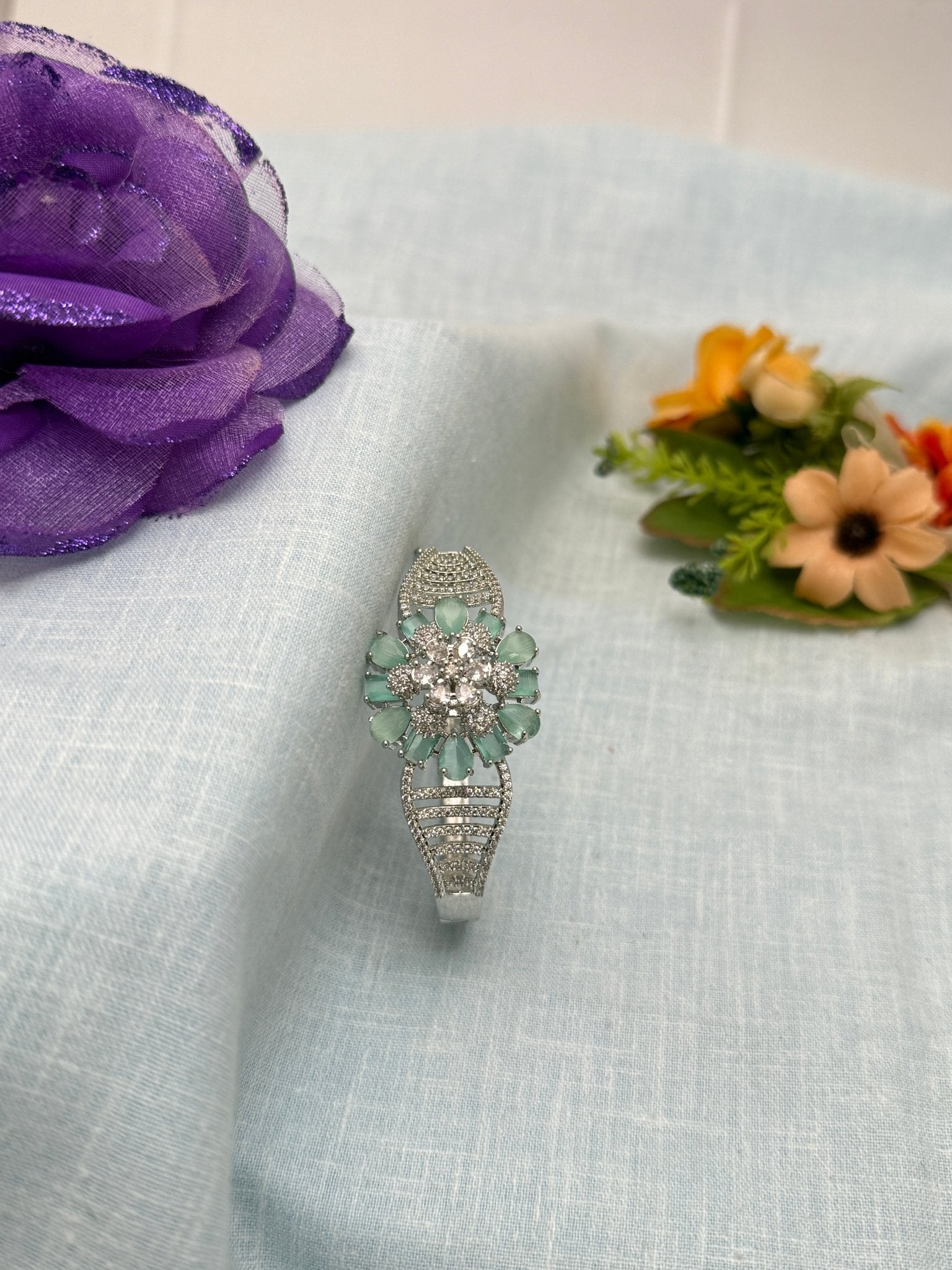 White Stone Bracelet 6928 - Mahilas