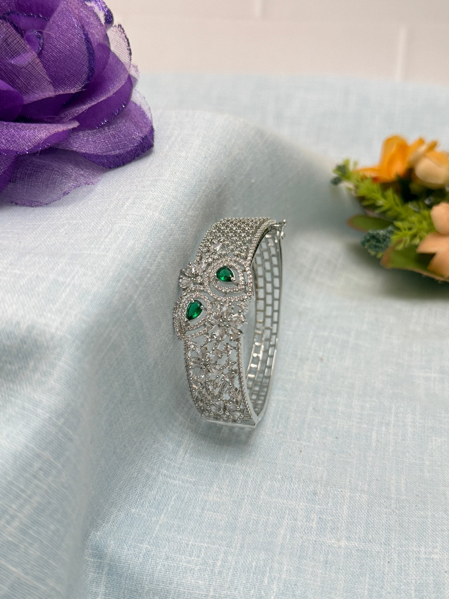 White Stone Bracelet 6938 - Mahilas