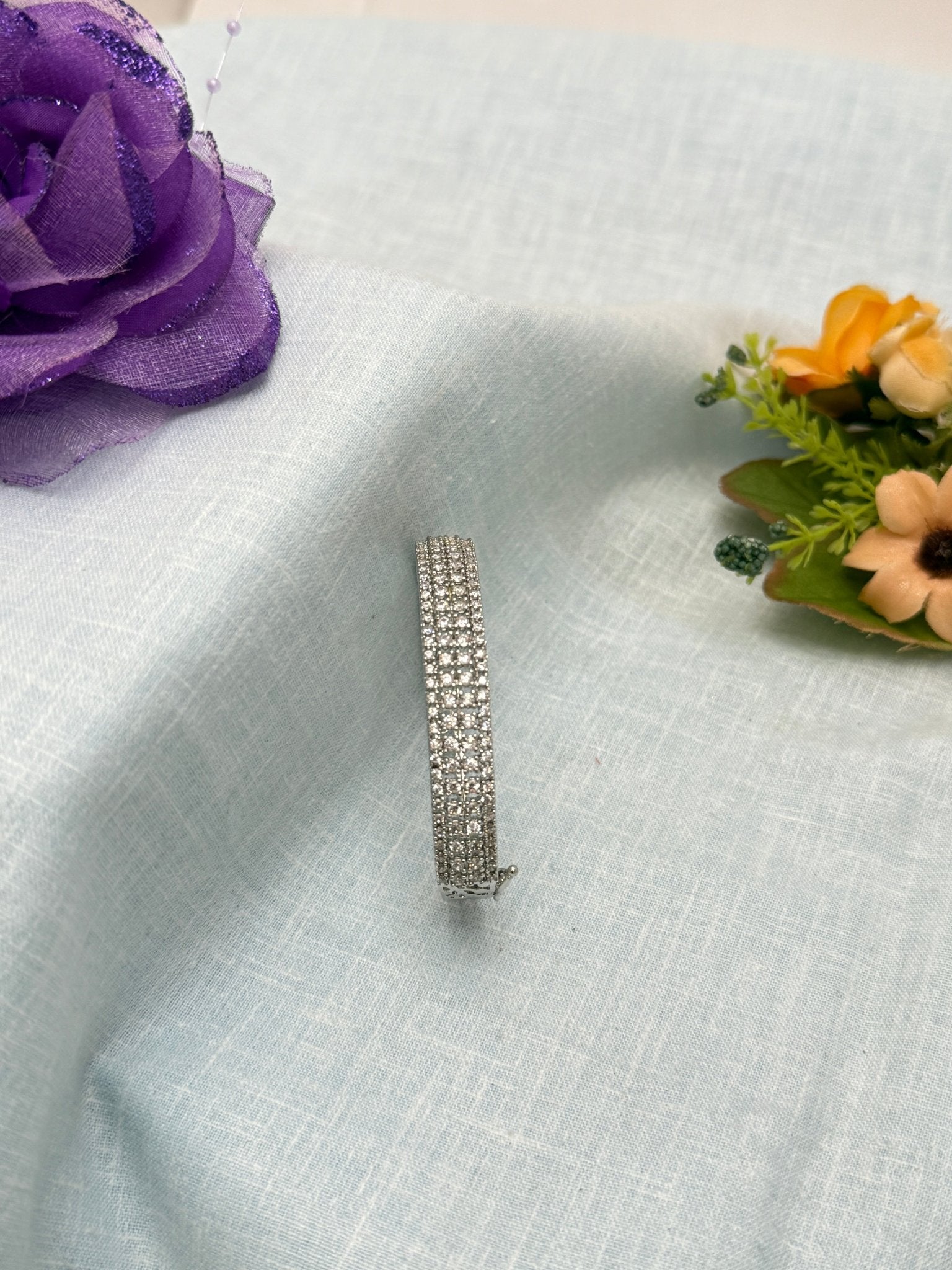 White Stone Bracelet 6940 - Mahilas