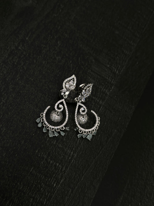 White Stone Earring 1433 - Mahilas