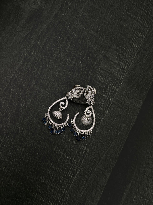 White Stone Earring 1434 - Mahilas