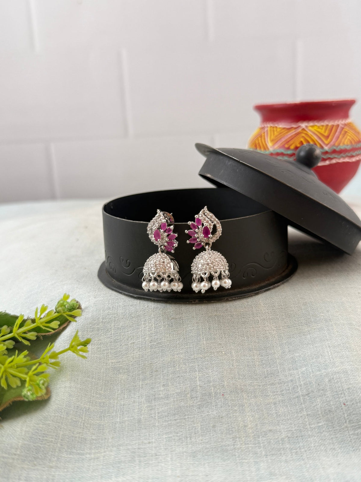 Zircon Grand Stone Jhumka | 035 - Mahilas